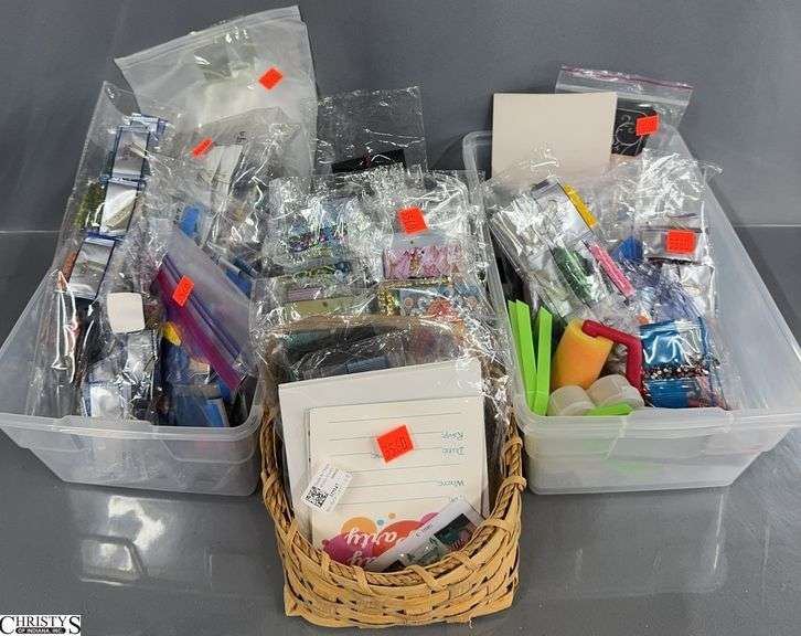 Small Totes and Basket with Paint By Diamonds / Jewels Gems other Crafting Accessories image