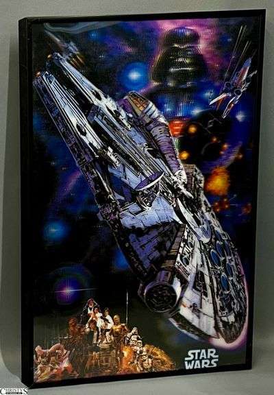 Framed Star Wars Millenium Falcon Limited Edition Print (2006) 12x18 image
