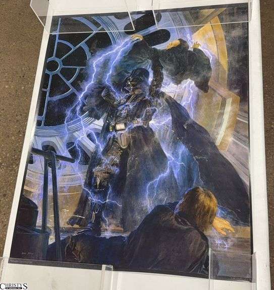 Star Wars Redemption Scene From Star Wars: Episode VI – Return of the Jedi Artwork Poster Print, 27x34" image