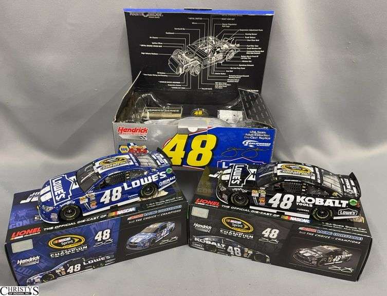 Jimmie Johnson #48 Lowe's and Kobalt 1:24 Scale Diecast Car Collection image