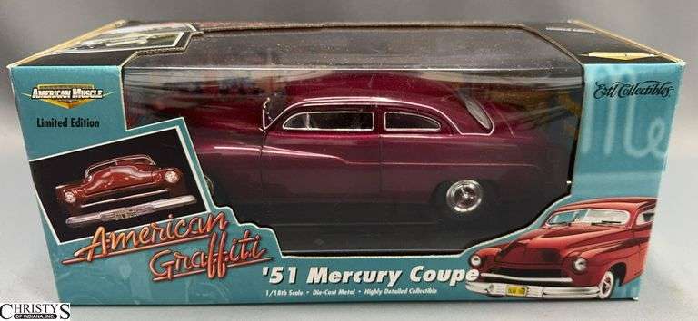 American Graffiti '51 Mercury Coupe 1/18 Scale Die-Cast Car image