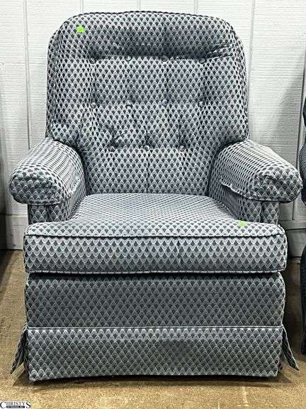 Brunetti Upholstered Swivel Rocking Club Chair - 32" x 36" - 18" seat image