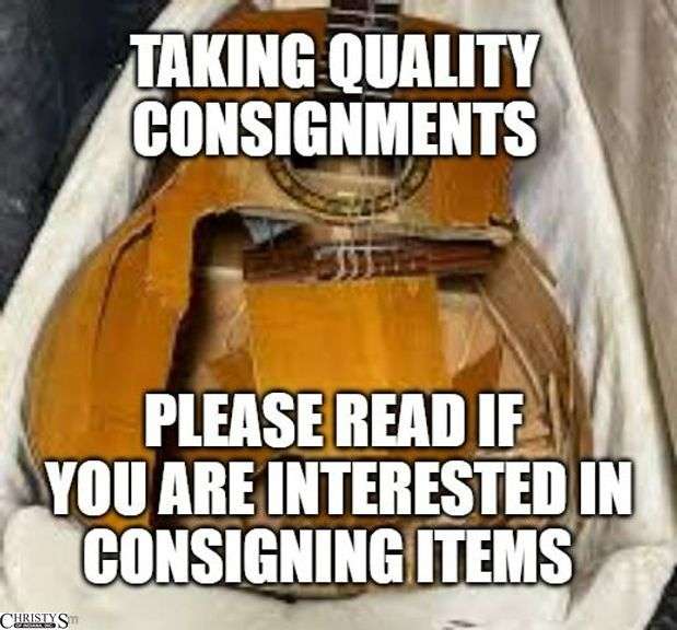 Now Accepting Select Consignments image