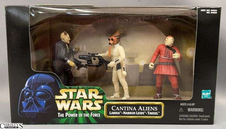 1998 Star Wars Power of the Force Cantina Aliens Action Figure Set image
