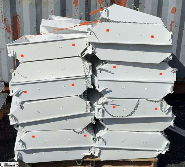 Skid of Florescent Light Fixtures - 24" x 24" x 6" of each - Approx 28 image