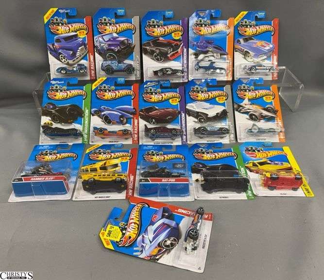 16 Hot Wheels Assorted Lot of Diecast Vehicles image