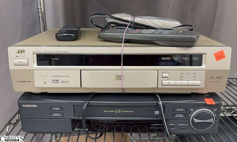 JVC DVD Player, Toshiba VHS Player image
