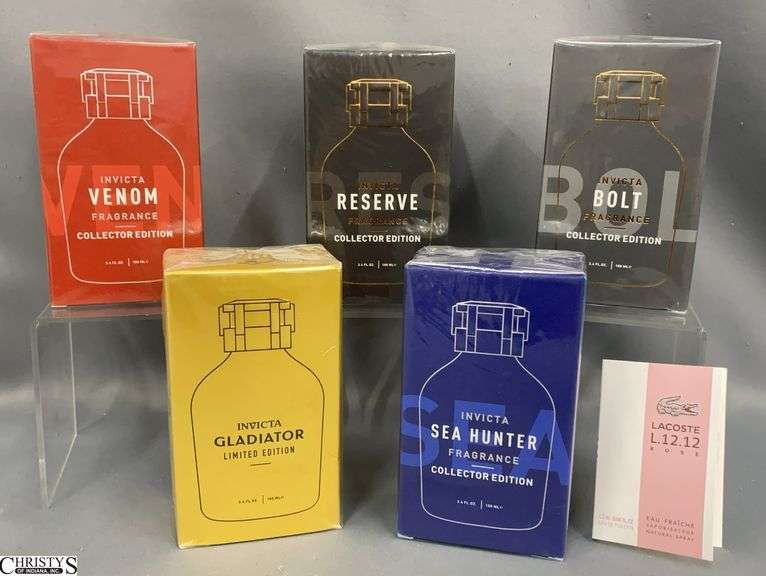 5 Bottles of Unopened Invicta Fragrances