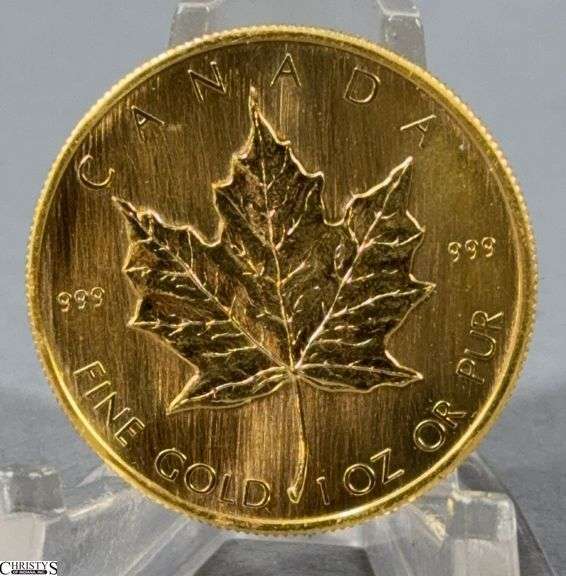 1980 Canadian Gold Maple Leaf Coin1 oz. Fine Gold image