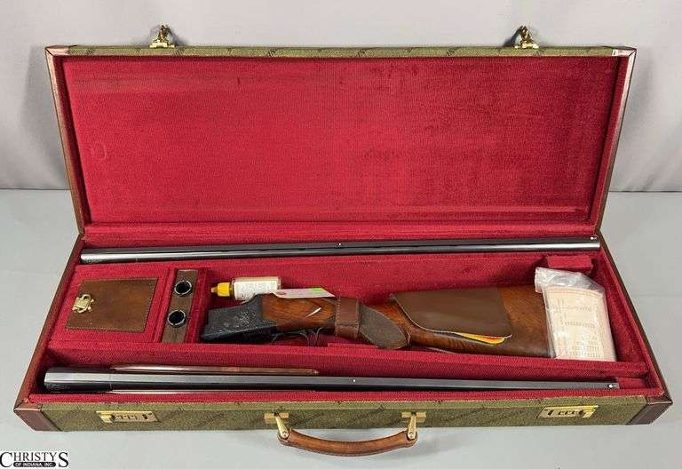 Winchester Classic Doubles Model 101 Two Barrel Hunting Set Over/Under Shotgun SN: K540259E in Green Winchester Case.  This firearm comes with 2 different barrels- 12 ga. and 20 ga. The original gun box has been found.  See Photos image