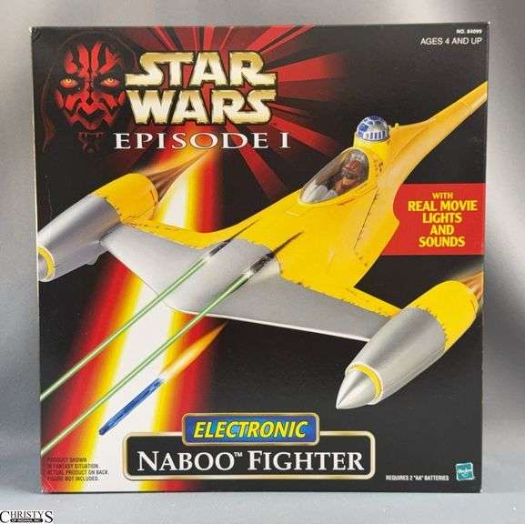 Star Wars Episode I Electronic Naboo Fighter by Hasbro 1998 image