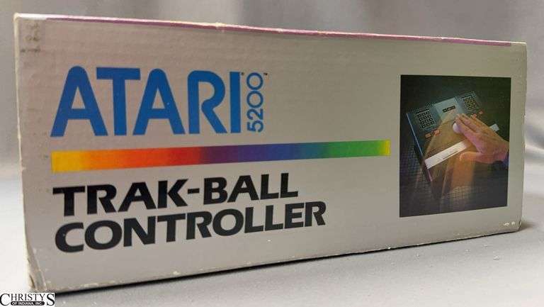 Atari 5200 Trak-Ball Controller 1983 Some Writing on Box image