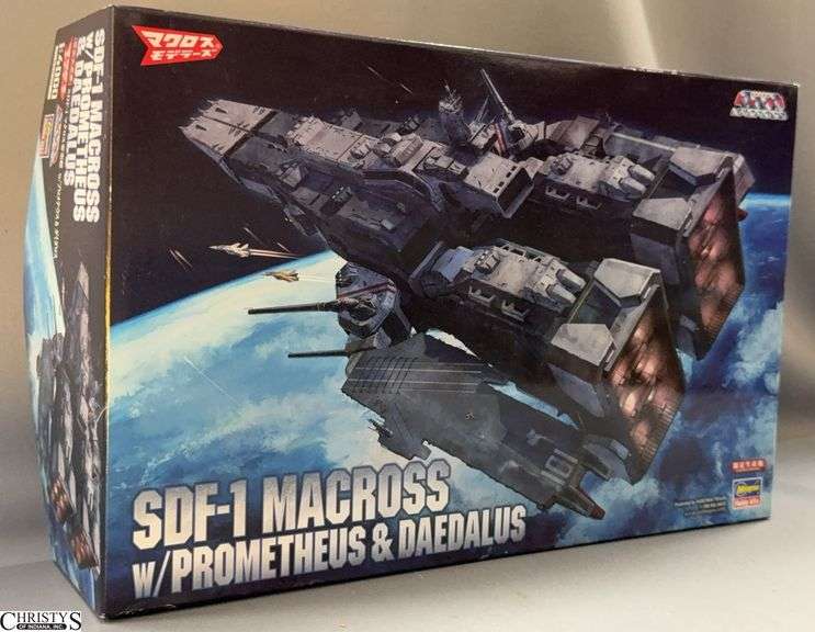 Hasegawa Macross SDF-1 Prometheus & Daedalus 1/4000 Model Kit image
