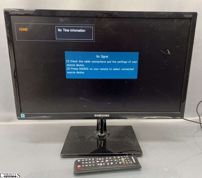 Samsung 2014 22" TV and Remote image