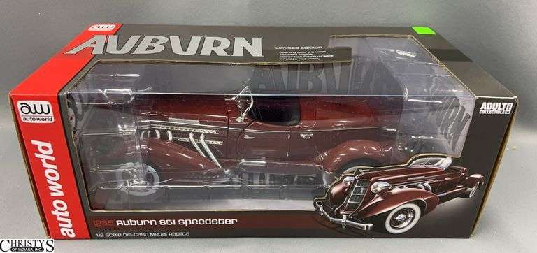 Auto World 1935 Auburn 851 Speedster 1:18 Scale Diecast Metal Replica image
