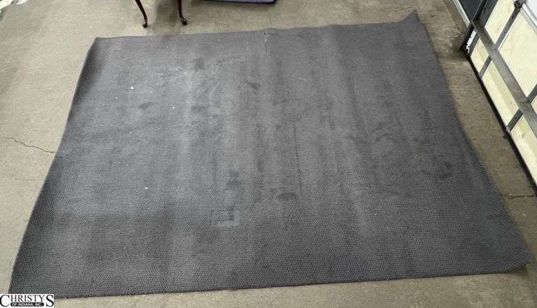 Berber Style Area Rug - 144" x 120" - shows wear/damage/staining image