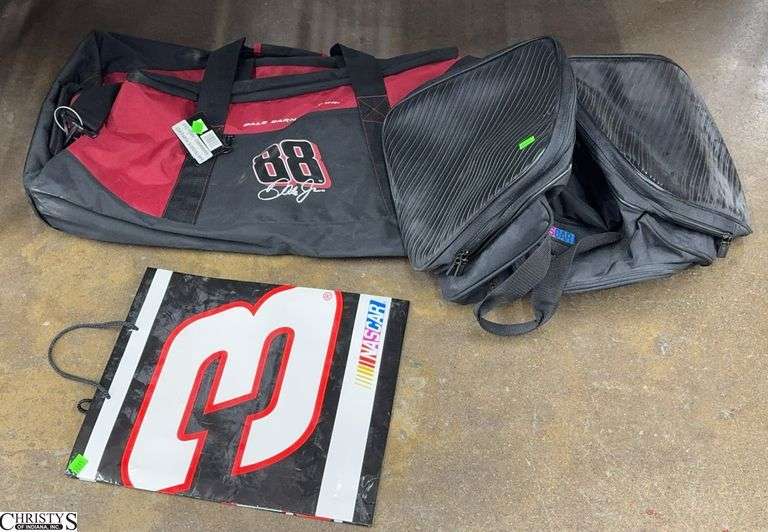 NASCAR Dale Earnhardt Jr. #88 Duffle Bag with Additional NASCAR Bags image