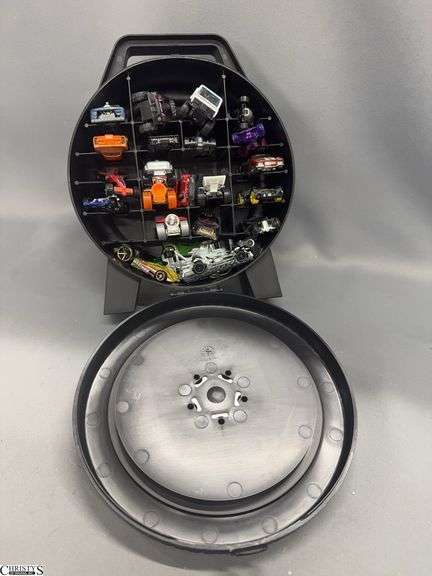 Hot Wheels Tire Case Holds 30 Cars, with 25 Cars From the 2000's Era image