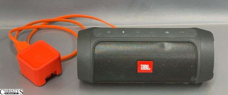 JBL Bluetooth Speaker w/ Charger - 7.5" - some wear image