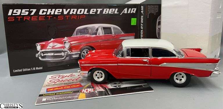 ACME 1957 Chevrolet Bel Air Street Strip 1:18 Scale Diecast Model image
