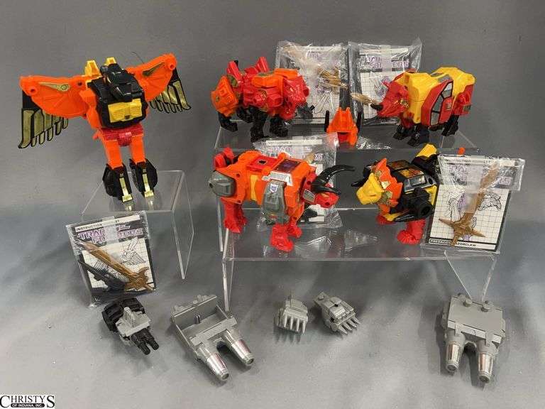 Transformers G1 Predaking Metal Version with Booklets and Weapons image