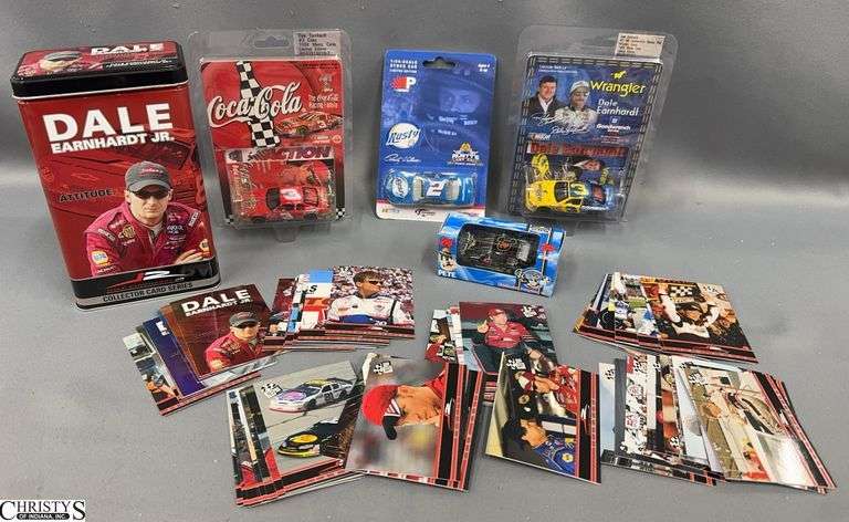 Dale Earnhardt Jr. and NASCAR Diecast Cars and Trading Cards image