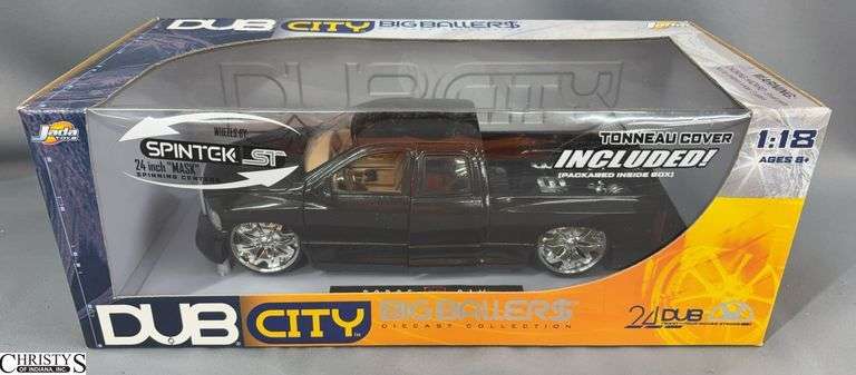 DUB City Big Ballers Dodge Ram Diecast Truck 1:18 Scale image