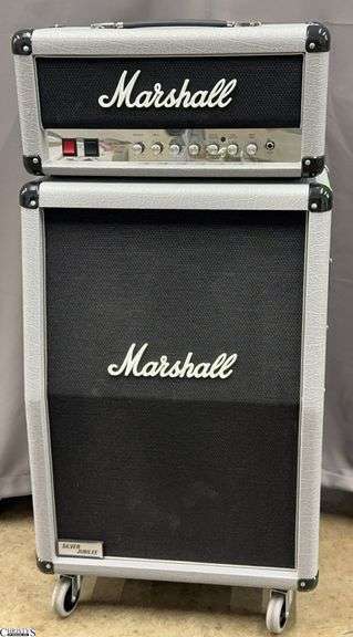 Marshall Silver Jubilee 2525H Studio Head with 2536A 2x12 Cabinet image
