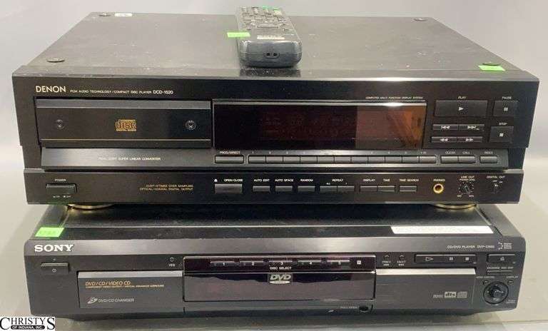 Denon & Sony Multi Disc CD Players image