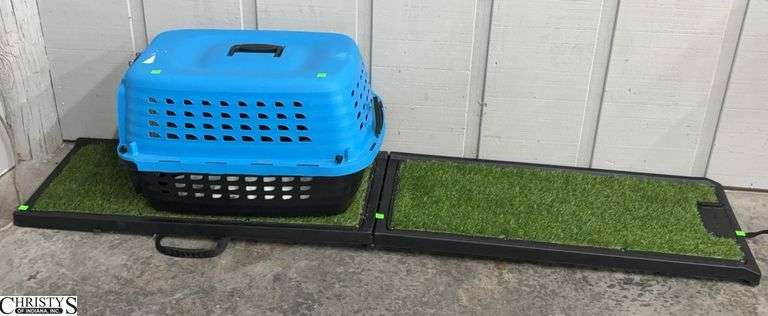 Good 2 Go Dog Potty Training Pad and Small Breed Plastic Crate - 72" x 16" of potty pad image