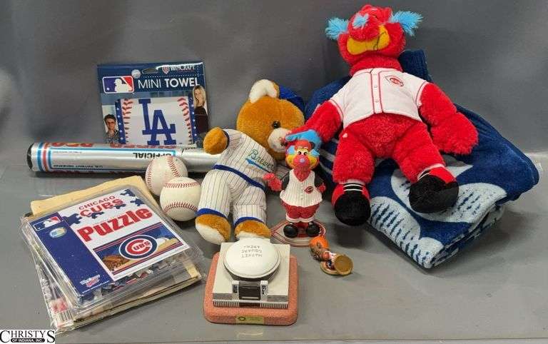Assorted Baseball Memorabilia/Collectibles - Cubs, Brewers, Cincinnati Reds image