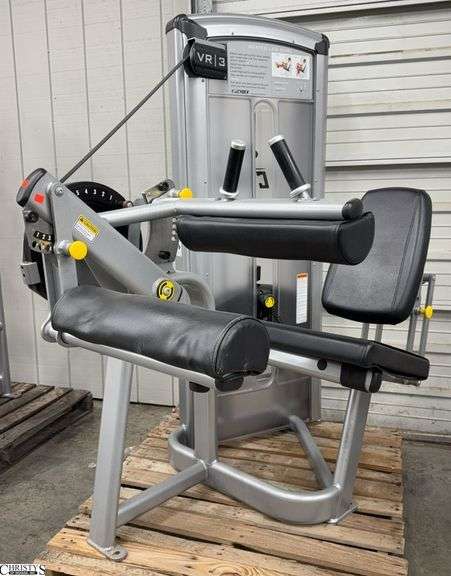 Cybex VR 3, Seated Leg Curl Unit, Wood Skid Included, Measures 43"W 65"D 63"Tall image