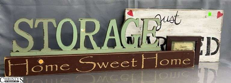 4 Home Decor Signs - 36" of largest image