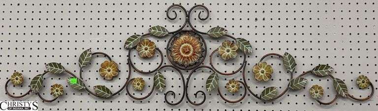 48" Scrolled Metal Wall Decor image