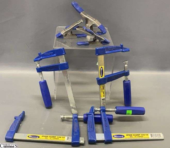 Record Speed Clamps, Kobalt and Spring Clamps, Larger 6" image