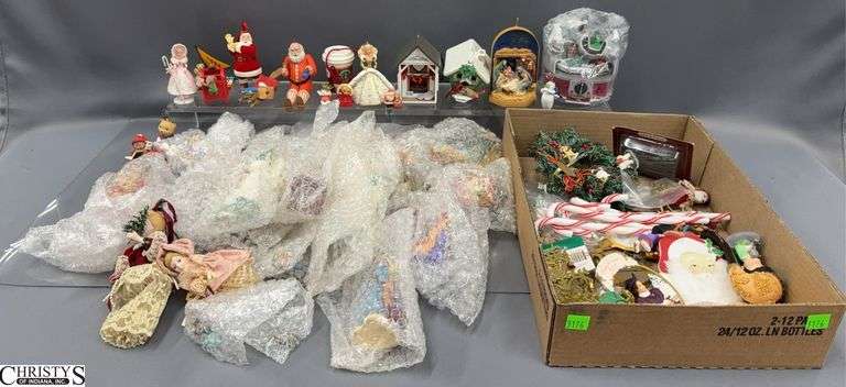 Assorted Christmas Ornaments - Hallmark and Other - 6" of largest image