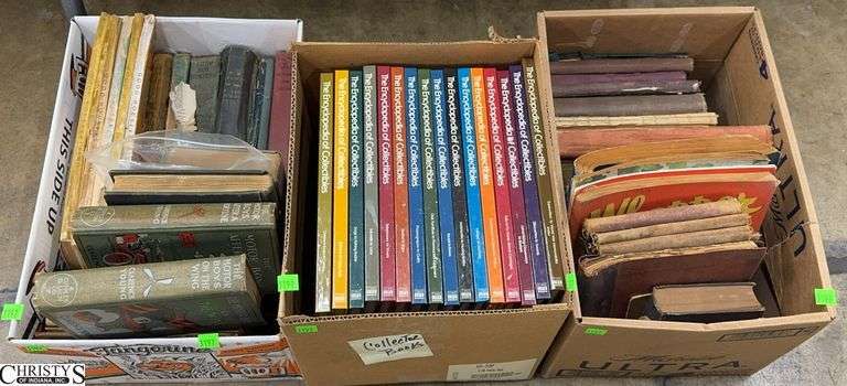 Antique Books, 1920's Good Housekeeping Magazines, Collectibles Encyclopedias - Some wear image