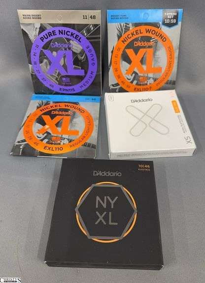 D'Addario Guitar Strings. We Did Not Verify All Strings Are There image