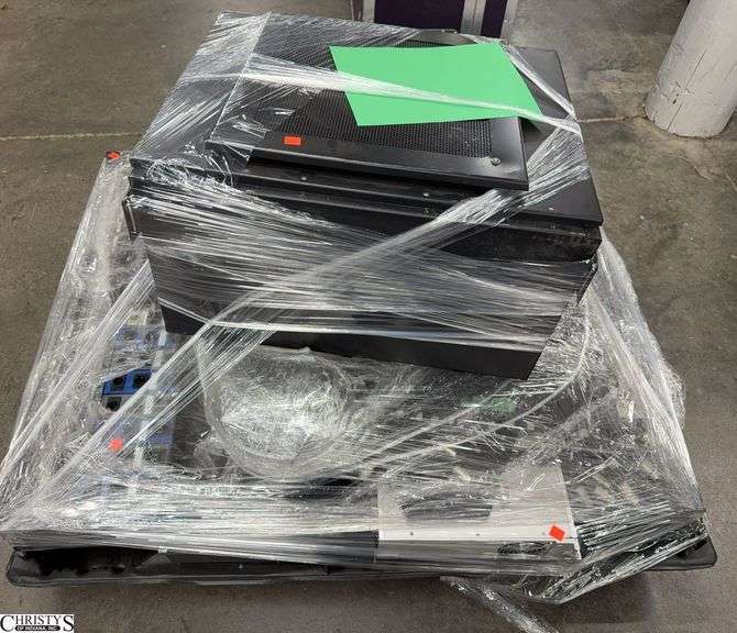 Electronics Skid With Panasonic Digital Tuners, RadioCom Cables, Cords image