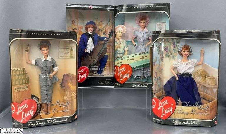 4 "I Love Lucy" Episode Dolls, The Audition, Job Switching, Italian Movie, Does a TV Commercial image