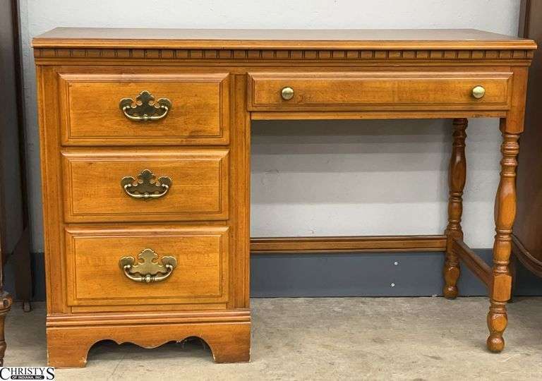 Solid 4 Drawer Desk, 44x19x30" image