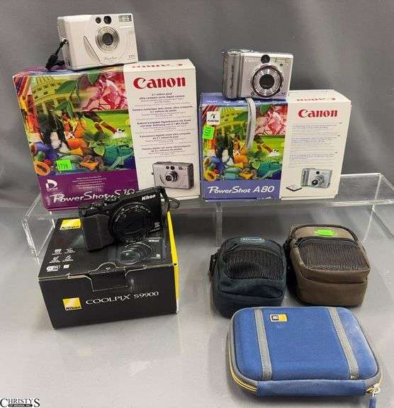 Nikon Coolpix S900 and Canon Digital Power Shot Cameras and Accessories image