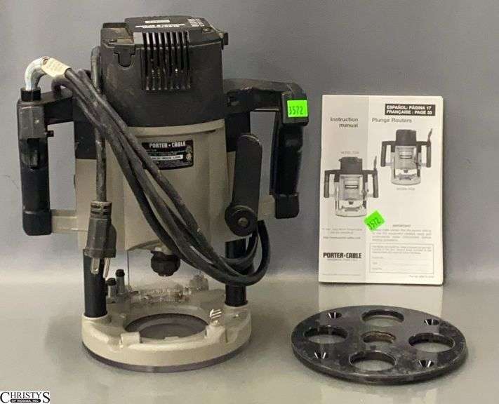 Porter Cable Plunge Router Model 7539, Extra Base image