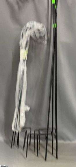 8 Small Metal Plant Shepard's Hooks - 46" of tallest image