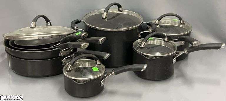 Circulon Pots and Pans Set, Well Used image