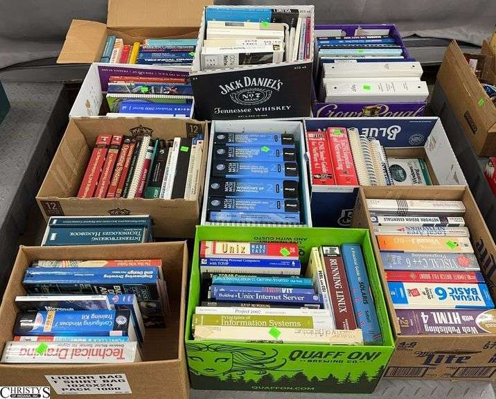 Skid of Books, Windows Guides, Operating Systems Training, Encyclopedias, Technical Drawing, Algebra, Geometry and More, SKID NOT INCLUDED image