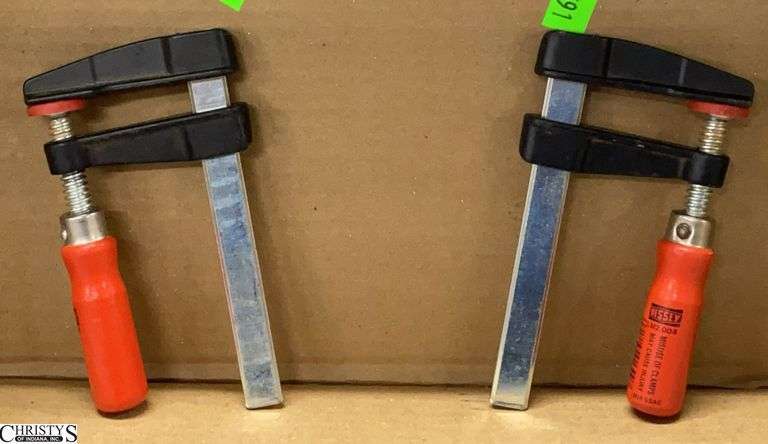 2 Small Bessey Clamps, 4" image