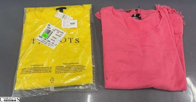 2 Talbots NWT Ladies Sweaters - L and PXL image