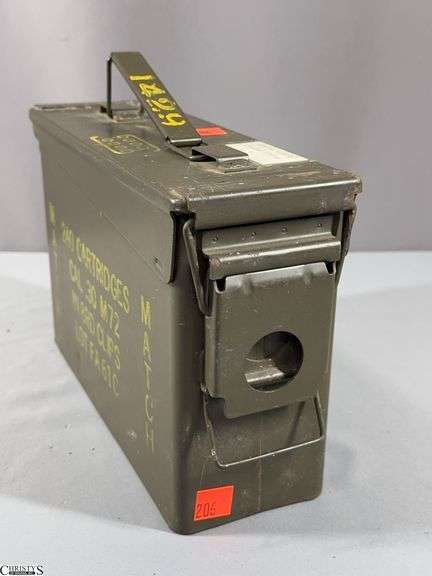 .223 / 5.56 Ammunition in Green Metal Ammo Can image