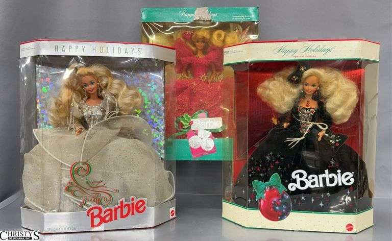 3 Holiday Collector Barbies image